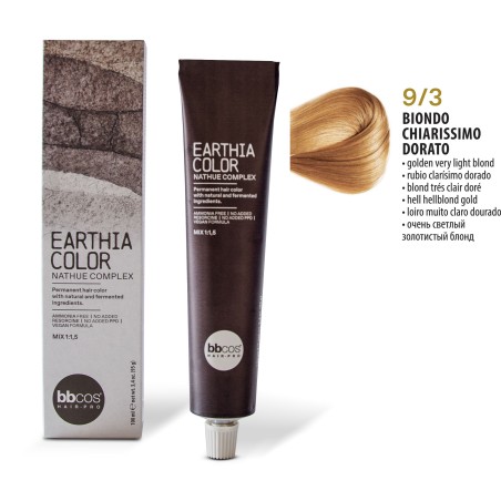 Vopsea de par permanenta Earthia Blond Foarte Deschis Auriu