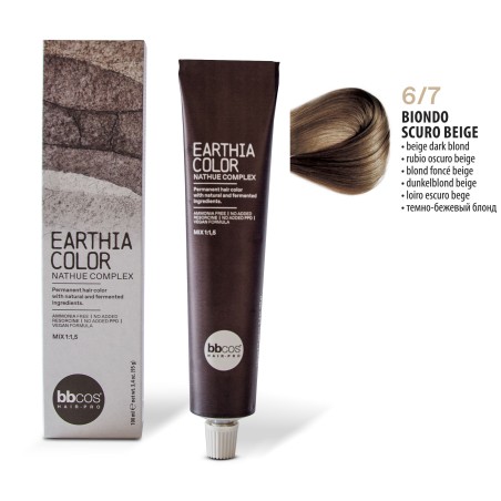 Vopsea de par permanenta Earthia Blond Inchis Bej