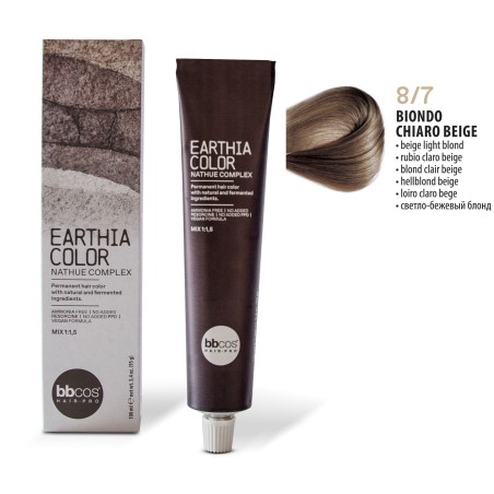 Vopsea de par permanenta Earthia Blond Deschis Bej