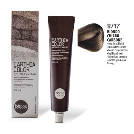 Vopsea de par permanenta Earthia Blond Deschis Carbune