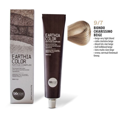 Vopsea de par permanenta Earthia Blond Foarte Deschis Bej