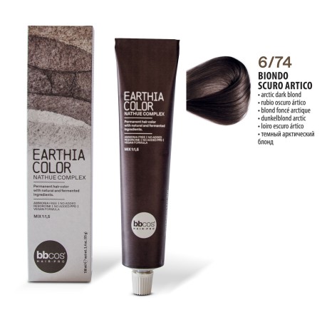 Vopsea de par permanenta Earthia Blond Inchis Arctic