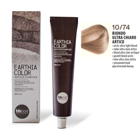 Vopsea de par permanenta Earthia Blond Deschis Arctic