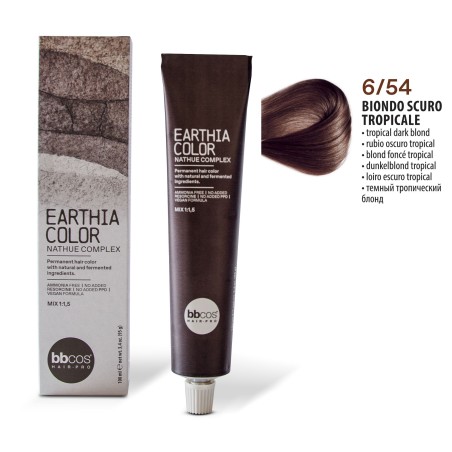 Vopsea de par permanenta Earthia Blond Inchis Tropical