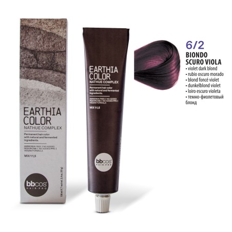 Vopsea de par permanenta Earthia Blond Inchis Ciolet