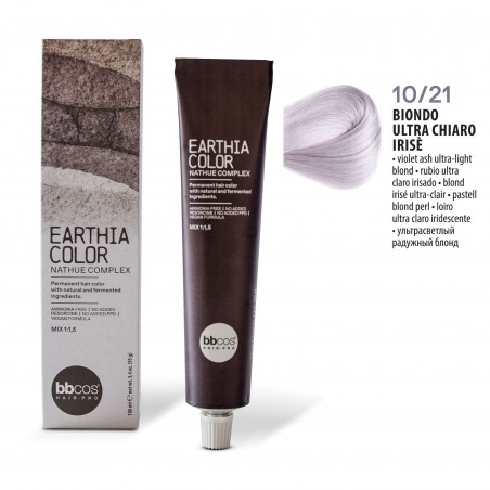 Vopsea de par permanenta Earthia Blond Ultra Deschis Irizat