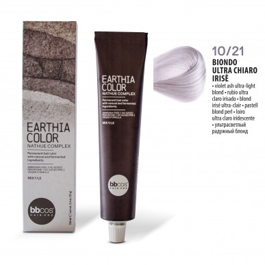 Vopsea de par permanenta Earthia Blond Ultra Deschis Irizat