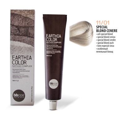 Vopsea de par permanenta Earthia Special Blond Cenusiu