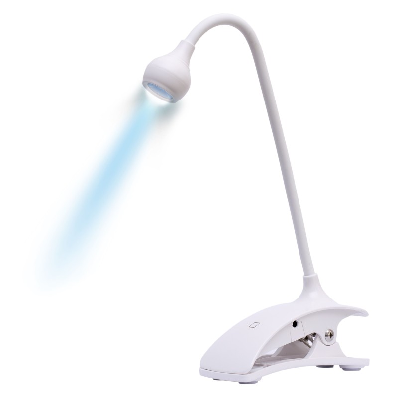 Mini lampa UV/LED Ajustabila Clip On (White) Mini lampa UV/LED Ajustabila Clip On (White)