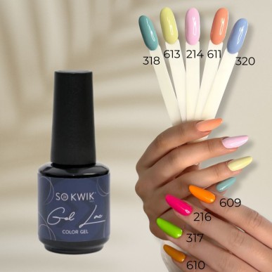 Oja Semipermanenta pentru unghii Pink Collection 214 (15 ml)
