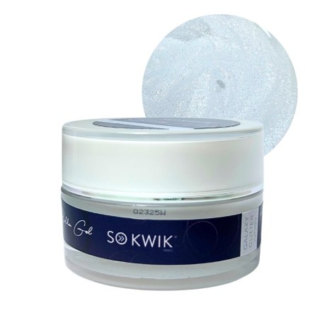 Builder Gel Unghii Alb Ivory cu Sclipici (50 ml)