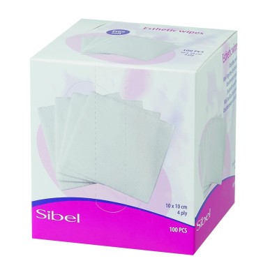 Sibel Esthetic Wipes - Servetele cosmetice 10x10cm 100buc (4421565)