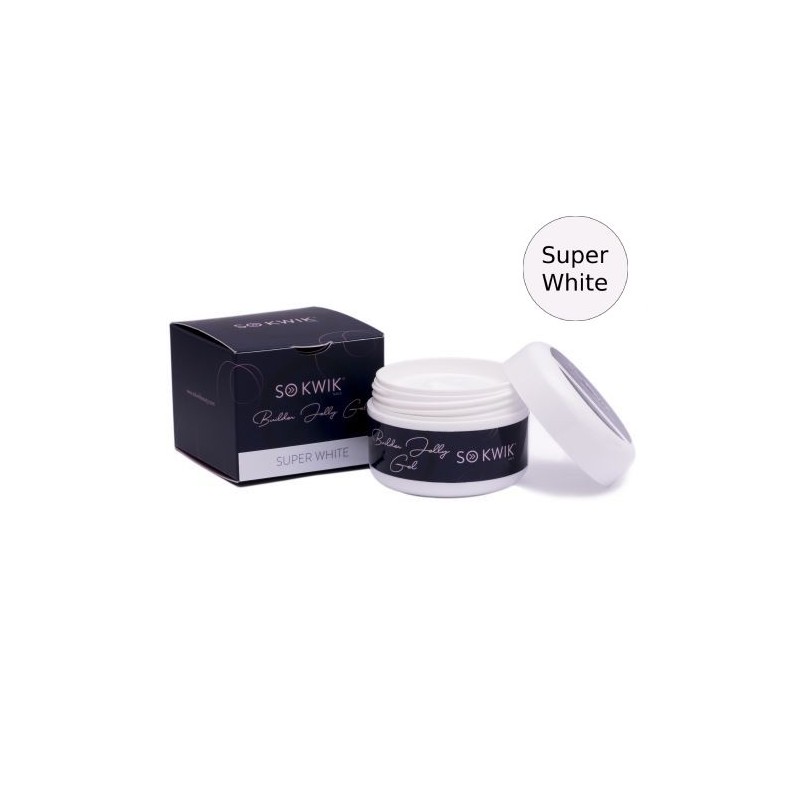 SoKwik - Builder Jelly Gel Super White (50 ml) TPO Free si Hema Free