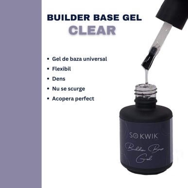 Base Gel Unghii Clear (15 ml)
