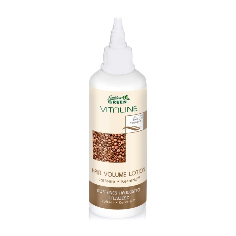 Golden Green Vitaline - Spirt Capilar pentru Volum cu Cofeina (125ml)