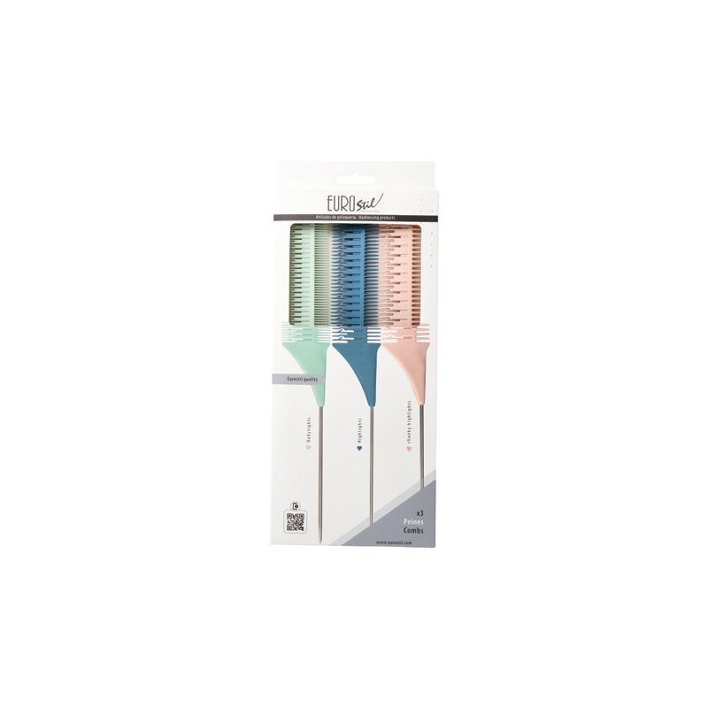 Eurostil - Pieptan suvitat 3/set (7945)