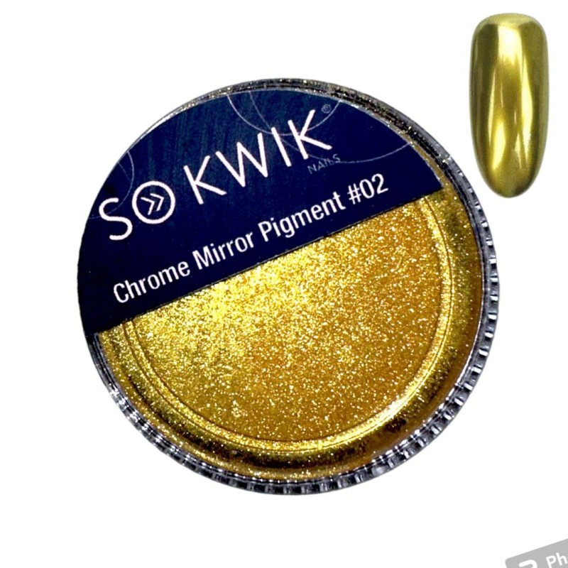 SoKwik - Chrome Mirror Pigment GOLD (02)