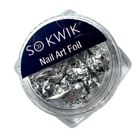 SoKwik Folie Nail Art SILVER 01