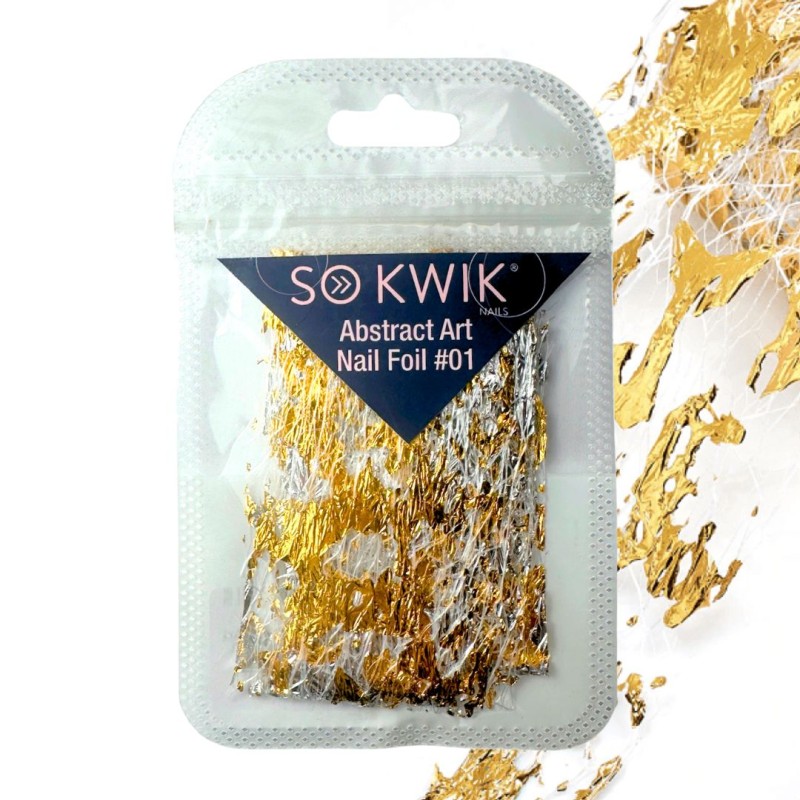 SoKwik - Abstract Art Nail Foil GOLD (01)