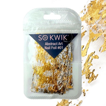 SoKwik Folie Nail Art ABSTRACT GOLD 01