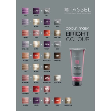 Tassel - Masca Coloranta de Par Rosu/Violet 7592 (200 ml)