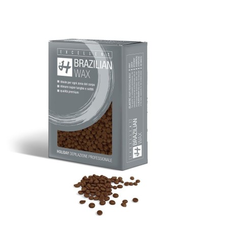 Holiday - EXCELLENT BRAZILIAN WAX ORANGE CHOCOLATE Ceara elastica cu ulei esential de portocale si Vit C  (granule 500g)