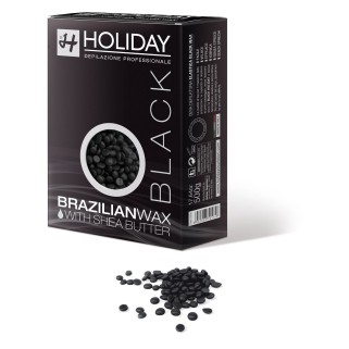 Ceara Elastica Granulue Negre cu Unt de Shea - Holiday