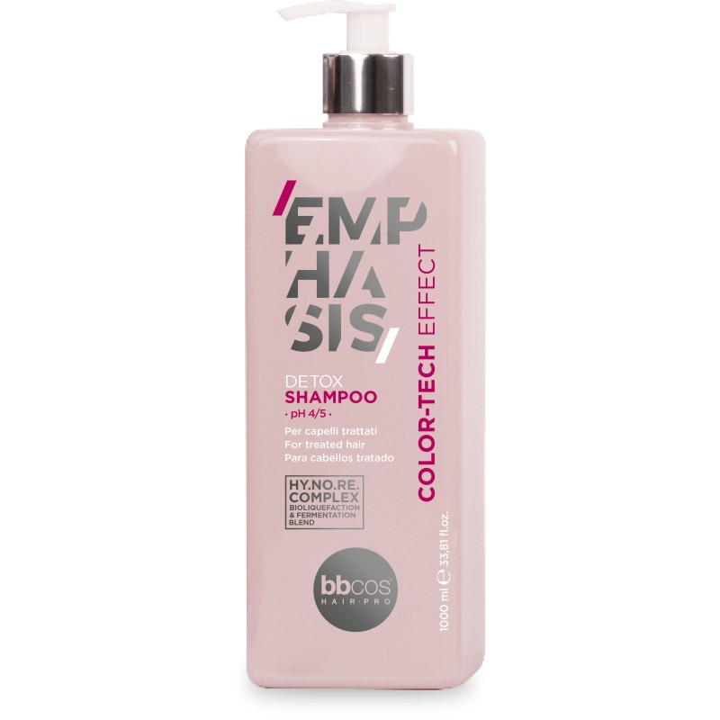 BBCOS - Emphasis COLOR TECH EFFECT Detox Shampoo - Sampon pentru par tratat (1000ml) BBCOS - Emphasis COLOR TECH EFFECT Detox Shampoo - Sampon pentru par tratat (1000ml)