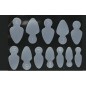 SoKwik Quick French Silicon Pads - Paduri de silicon reutilizabile pentru french (12 marimi)