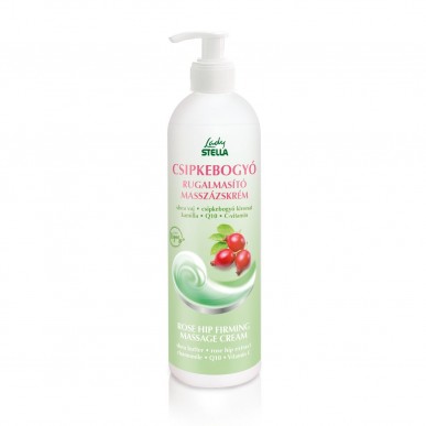 Lady Stella Macese - Crema de Masaj pentru Elasticitate cu Macese si continut ridicat Vitamina C (500ml)