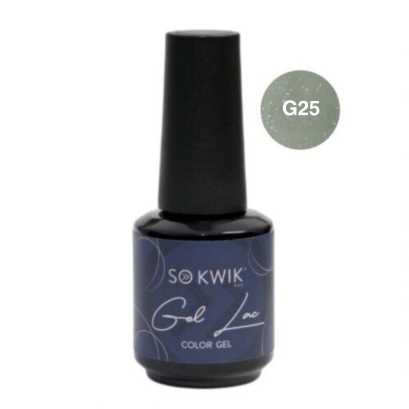 SoKwik - Oja Semipermanenta Glitter Collection G25 (15 ml) TPO Free si Hema Free