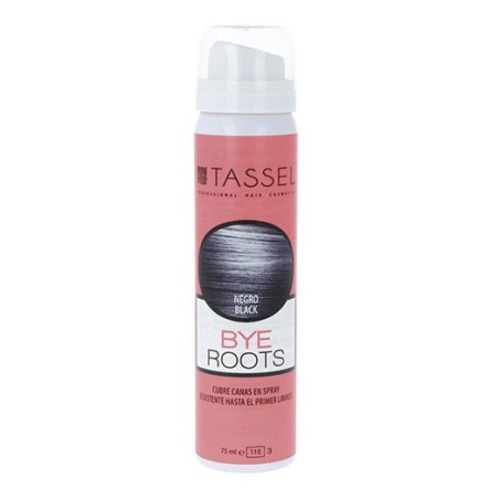 Tassel Bye Roots - Spray colorant Negru 75ml (7277/50)
