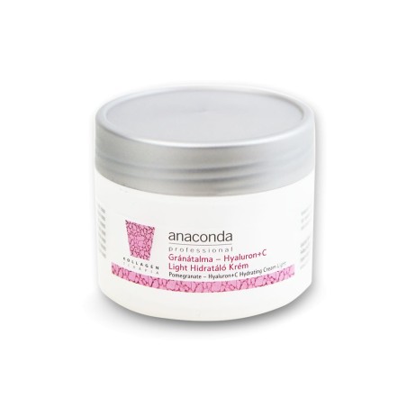 Anaconda Professional - Crema Hidratanta Light cu Rodie, Acid Hyaluronic si Vit C (50ml)