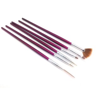 SoKwik Set Pensule pentru Decor (6/set) - Creativitate in nail art