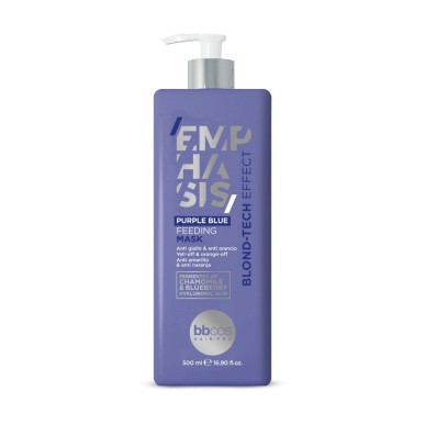 BBCOS - Emphasis Blond Tech Purple Blue Feeding Mask – Masca hranitoare pentru par blond (500ml)