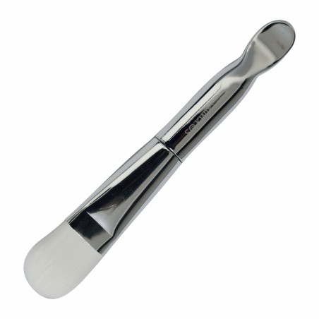 Pensula pentru masca de fata cu spatula 2 in 1 - SoKwik Silver