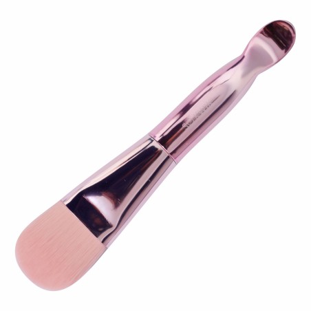 Pensula pentru masca de fata cu spatula 2 in 1 - SoKwik Roz
