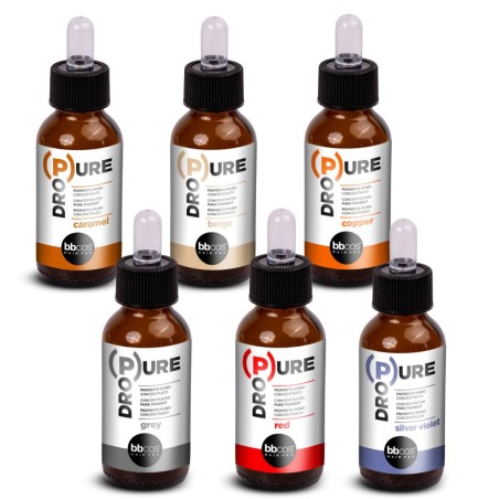 BBCOS DROPURE Pure Pigment Kit - Set Complet cu 6 Pigmenti Puri pentru Posibilitati Infinite de Culoare