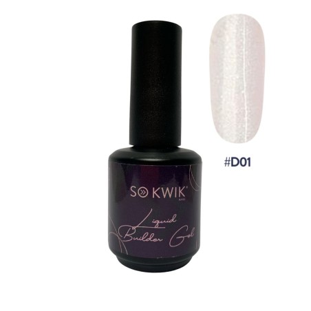 SoKwik - Liquid Builder Gel D01 Diamond Collection | Eleganta si Performanta