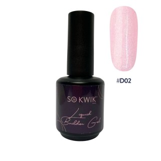 SoKwik - Liquid Builder Gel D02 Diamond Collection | Eleganta si Performanta