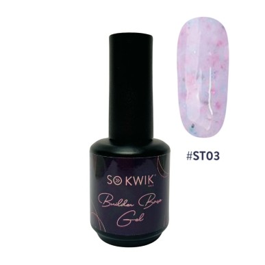 SoKwik - Builder Base Gel Stone Style ST03 | Manichiura Profesionista cu Aderenta Perfecta