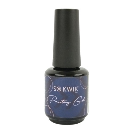 SoKwik Painting Gel Metalic Silver 15ml - Decor Profesional
