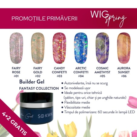SoKwik - Builder Gel FANTASY Collection - SIX PACK (6X30ml)