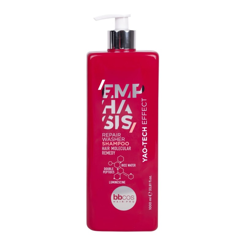 BBCOS Emphasis YAO TECH Repair Washer Shampoo - Sampon reparator revitalizant (1000ml)