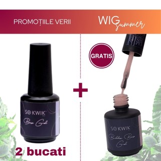Pachet Promotional - SoKwik Base Gel Renewed Gel de baza transparent (15ml)
