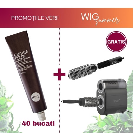 Pachet Promotional - 40 bucati BBCOS Vopsea de par Earthia Color (100ml)