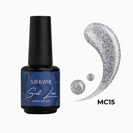 Oja Cat Eye SoKwik MC15 – Argintiu Intens Magnetic