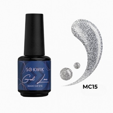 Oja Cat Eye SoKwik MC15 – Argintiu Intens Magnetic