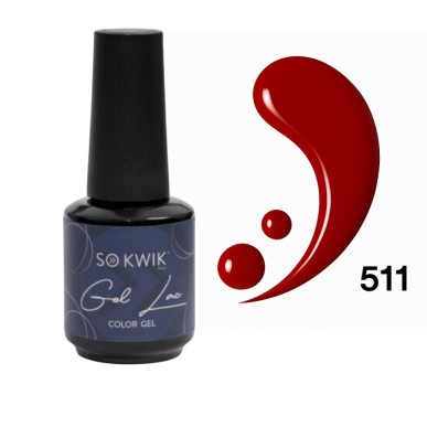Oja Semipermanenta SoKwik 511 – Rosu Intens