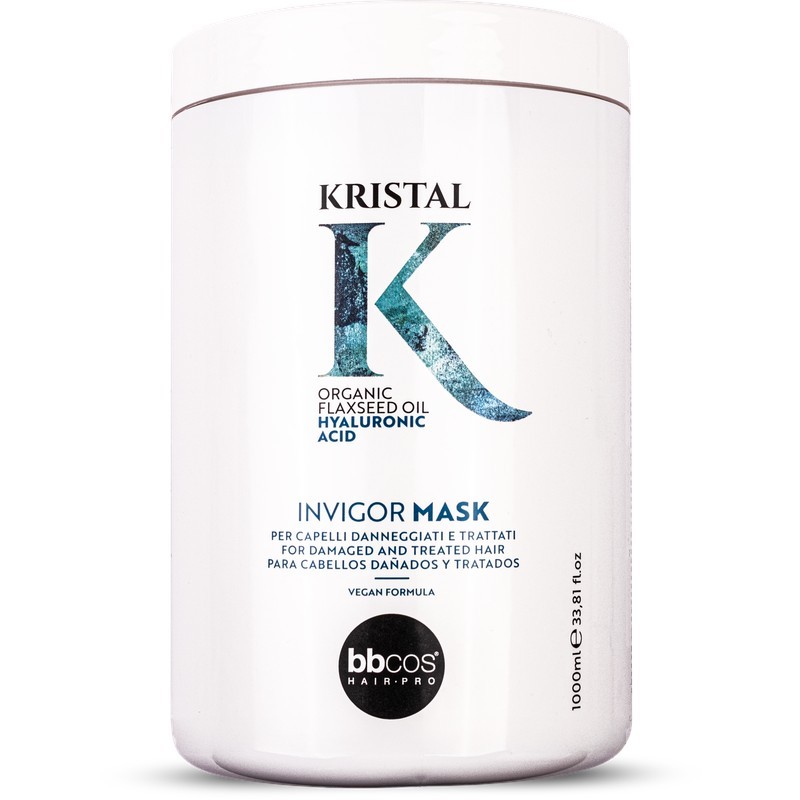 BBCOS KRISTAL INVIGOR Masca Nutritiva Restructuranta cu Acid Hyaluronic si Rodie (1000ml) BBCOS KRISTAL INVIGOR Masca Nutritiva Restructuranta cu Acid Hyaluronic si Rodie (1000ml)